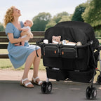 Double Stroller Organizer for Bob Duallie and Baby Jogger City Mini GT2 - Image 8
