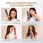 5 in 1 Hair Dryer Brush, Negative Ion Blow Dryer Brush Set Upgrade Hot Air Brush Air Styler Curling Wrap Air Curler, Curling Iron Hair Styling Tools As A Gift for Straight/Curl/Drying/Smoothing