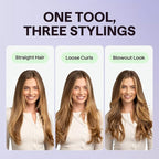 Wavytalk Thermal Brush, 1.5 Inch Blowout Express Ionic Heated Round Brush Creates Blowout Look Makes Hair Shinier & Smoother, Dual Voltage, Easy to Use (Green)