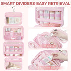 Toiletry Bag For women, Portable Hanging Organizer, 4 Leakproof Compartment for - Image 5