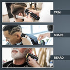 Karrte Professional Hair Clippers/Hair Trimmer/Beard Shaver Kit for Men Cordless Barber Clipper Hair Cutting Kit, Beard Trimmers Haircut Grooming Kit, Gifts for Men