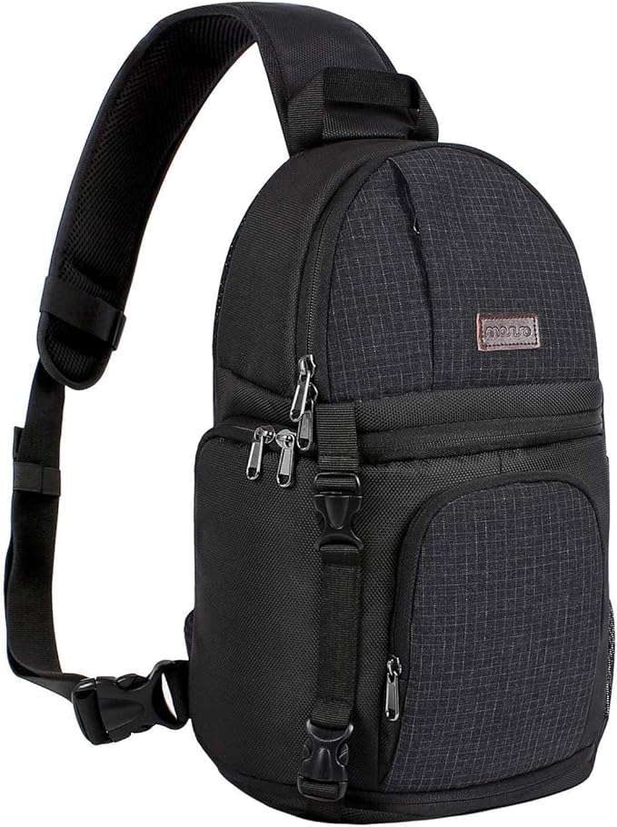 MOSISO Camera Sling Bag, DSLR/SLR/Mirrorless Camera Backpack Case Shockproof by MOSISO