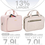 NISHEL Travel Toiletry Bag for Women Large Capacity, Makeup Essentials Organizer - Image 2