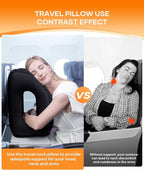 Sunany Travel Pillow, Upgraded Plane Pillow - Image 4