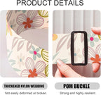 2 Pack Luggage Straps, Adjustable Cute Printing - Image 4