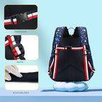 willikiva Cartoon Bus 12 Kindergarten Backpack - Image 4