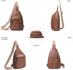 Sling Bag for Women Crossbody Bags Fanny Packs Over Shoulder Bag Sling Purse - Image 5