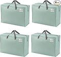 VENO 4 Pack Heavy Duty Moving Bags, Storage Bags, Packing Supplies, Top Zipper by Veno