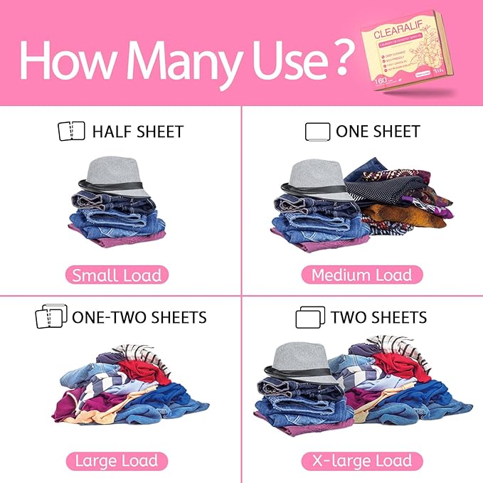 Laundry Detergent Sheets Up to 160 Loads, Fresh Flower - Image 5