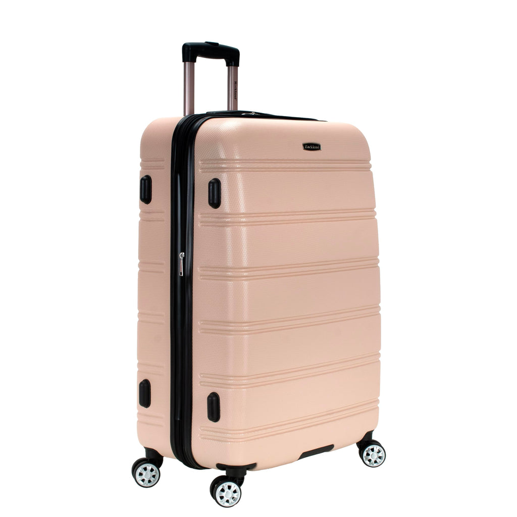Melbourne Hardside Expandable Spinner Wheel Luggage (Champagne / Checked Large 28")