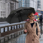 LLanxiry Compact Travel Umbrella, Mini Windproof Umbrellas - Image 7