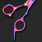 FARRAY Hair Cutting Scissors - Japanese Stainless Steel,Professional 6.5" Razor Edge Barber Shears for Men, Women & Kids Ergonomic design for Salon & Home(Aurora color)