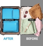 BAGAIL 4 Set/6 Set/8 Set Compression Packing Cubes Travel Accessories - Image 6