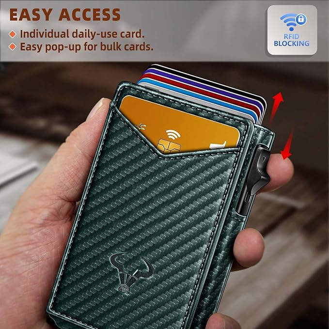 BULLIANT Men Wallet, Money Clip Wallet Slim - Image 4