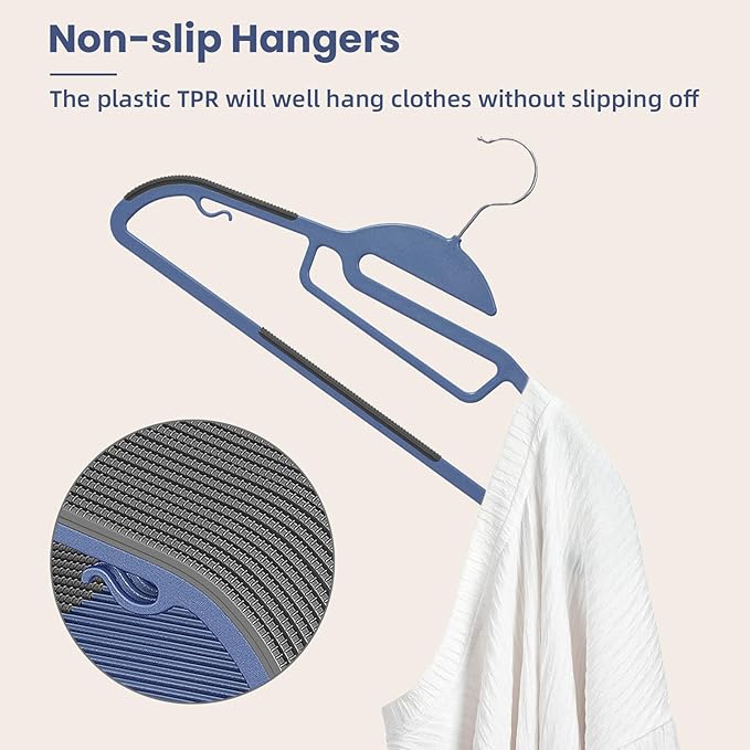 BAGAIL Plastic Hangers 50 Pack - Image 3