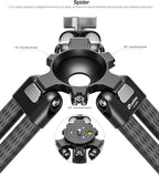 Leofoto LVC-253C+BV-15 King Kong Series Carbon Fiber Dual Leg Video Tripod w - Image 6