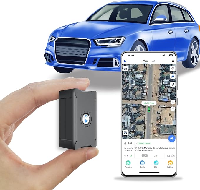 GPS Tracker for Vehicles, 6000Mah Battery Life Up to 90 Days, Waterproof - Image 2