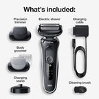 Braun Electric Razor for Men, Waterproof Foil Shaver, Series 5 5050cs, Wet & - Image 3