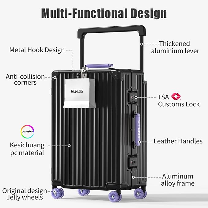 Aluminium Frame Carry on Luggage - Image 2