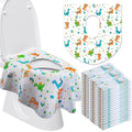 50 Packs Disposable Toilet Seat Covers Extra Large Individually Wrapped by Reginary