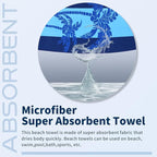 6 Pack Lightweight Thin Beach Towel Oversized 71"x32" Big Extra Large - Image 6