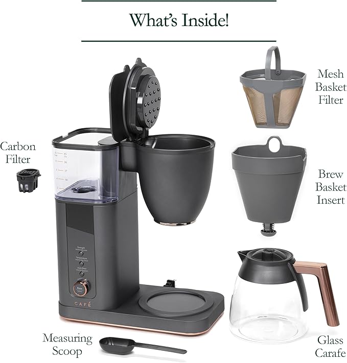 Café Specialty Drip Coffee Maker, 10-Cup Glass Carafe, WiFi Connected Smart - Image 8