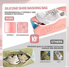 Upgrade Strong Clean Siliconic Shoe Washing Machine Bag 2 Pcs, XXXL Honeycomb - Image 3