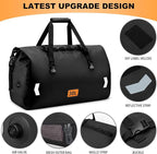 Waterproof Duffel Bag, 30L Roll-top Motorcycle Dry Bag - Image 2