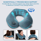 2Pack Inflatable Travel Neck Pillow - Image 4