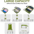 Cipway Compression Packing Cubes, See Through Mesh Luggage Organizer Bags - Image 4