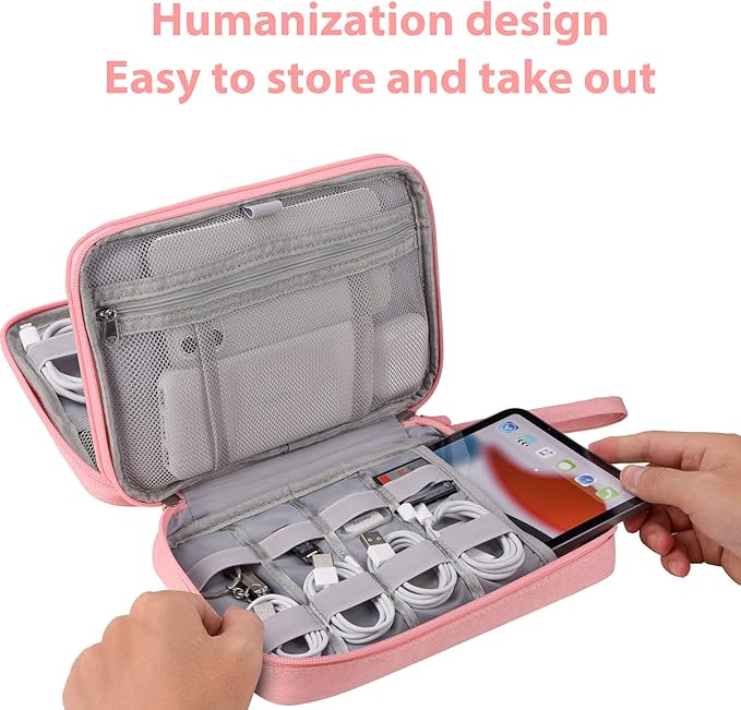DDgro Charge Organizer Case Bag, Electronics Travel Pouch - Image 5