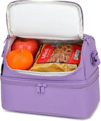 FlowFly Double Decker Cooler Insulated Lunch Bag Large Tote - Image 7