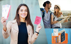 Passport Holder Cover Wallet Travel Essentials RFID Blocking Leather Card Case - Image 9