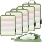 BAGAIL 6 Set Ultralight Compression Packing Cubes Packing Organizer by BAGAIL