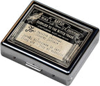 Silver Vintage Pill Box 7 Day Metal Pill Box - Image 3