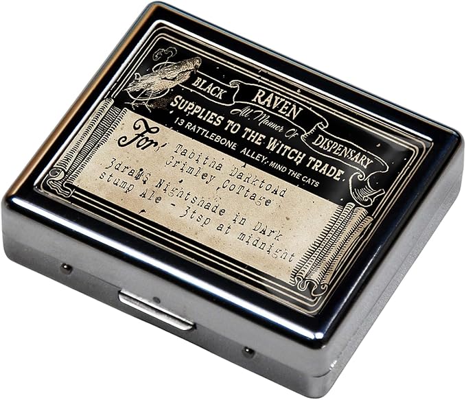Silver Vintage Pill Box 7 Day Metal Pill Box - Image 3
