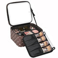 Relavel Travel Makeup Bag With LED Mirror, Portable Cosmetic Organizer Bag with by Relavel