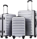 Coolife Luggage Suitcase Carry-on Spinner TSA Lock USB Port Expandable by COOLIFE