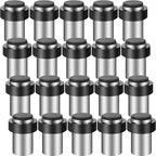 Chumia 6 Pcs Door Stopper Mounted Floor Stops Stainless Steel Cylindrical by Chumia