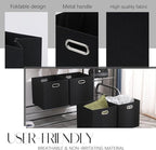 Collapsible Organization Basket Fabric Foldable Box - Image 4