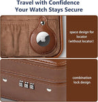 KAMIER Watch Travel Case with Combination Lock - Image 2