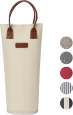 ZORMY Single Bottle Insulated Wine Tote, 1 Bottle Wine Carrier Bag Padded Wine - Image 7