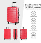 3 Piece Luggage Set, PC+ABS Lightweight Suitcase Sets - Image 8