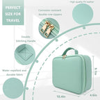 Travel Makeup Bag with LED Lighted Mirror, Travel Makeup Organizer, 3 Color - Image 3