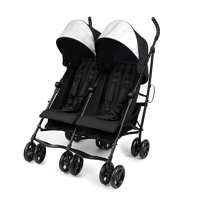 Summer Infant 3Dlite Folding Lightweight Side by Side Double Stroller by SummerbyIngenuity%E2%84%A2