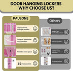35 Pocket Over the Door Shoe Organizer, Reusable Breathable Large Mesh Bag - Image 5