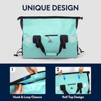 Haimont Waterproof Duffel Bag Roll-top Dry Duffel Bag - Image 8