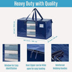 VENO 4 Pack Moving Bags, Comforter and Blanket Storage Bags - Image 4