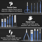 Manicure Set 16Pcs Nail Clippers Set Manicure Kit Professional Stainless Steel - Image 2