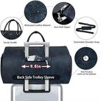 Garment Bag for Travel, Convertible Carry on Garment Duffel Bag for Men 3Pcs - Image 7